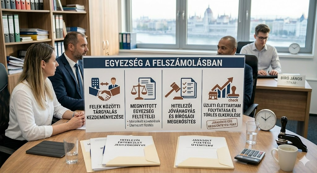 Egyezség a felszámolásban