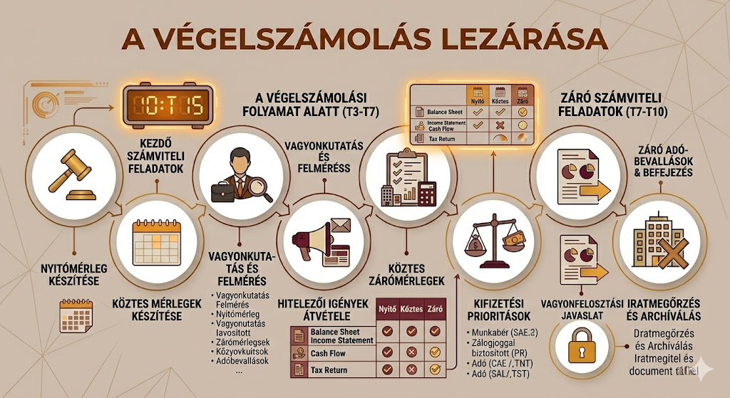 Végelszámolás lezárása